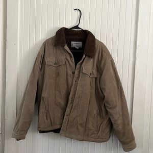 vintage fleeced lined corduroy button up.